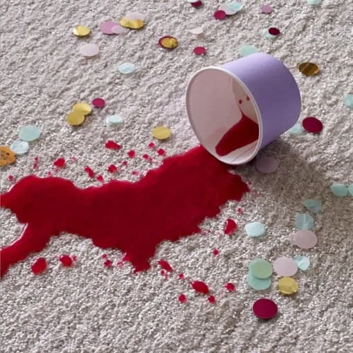 Carpet stain treatment