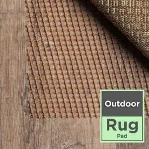 Outdoor area rug pad