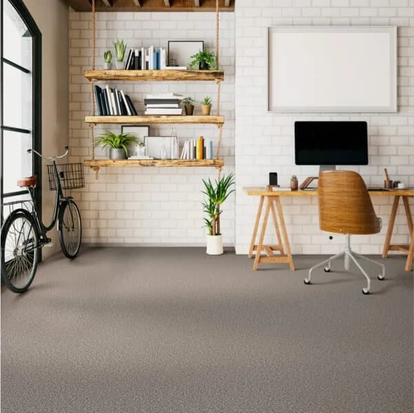 Carpet flooring texture and color detail.