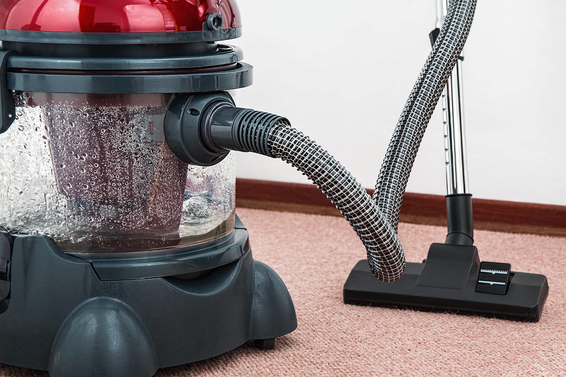 Routine carpet vacuuming