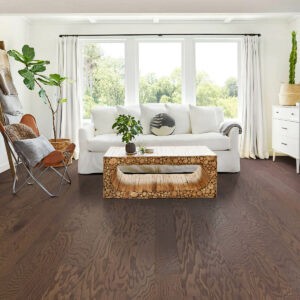 Hardwood flooring in living room | Floorco Premium | Temple, Texas