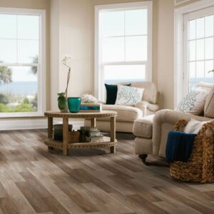 wood-look vinyl flooring in home | Floorco Premium
