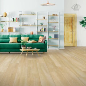 Neutral wood-look laminate flooring | Floorco Premium