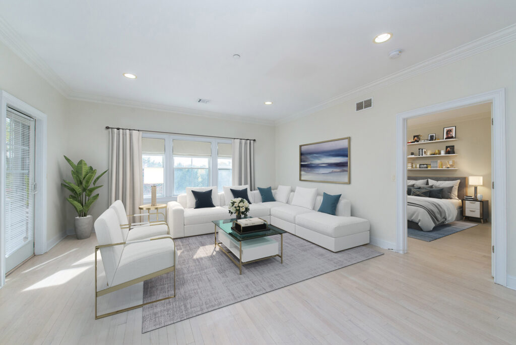 Style and Durability Modern Laminate living room floors by FloorCo Premium